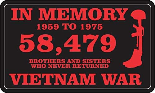 Vojna veterinara američka vojska u znak sjećanja 58.479 Vijetnamska naljepnica branika za ratni prozor naljepnica