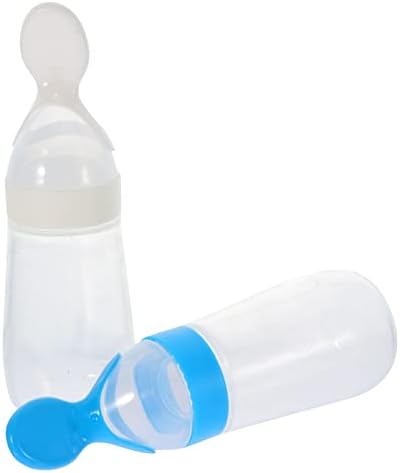 Doitool 2kom silikonska bočica za hranjenje beba hranilica za hranu koja se samo hrani za bebe dozator za