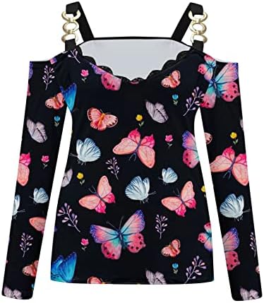 Tunika za žene vrhove košulje vrhovi cvjetne radne majice za ispisu odjeća prozračne košulje vrhovi stilskih