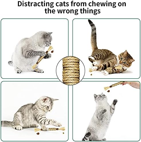 WHXGQ igračke za mačke-prirodni srebrni štapići za žvakanje za mačke, srebrni štapići za žvakanje, igračke