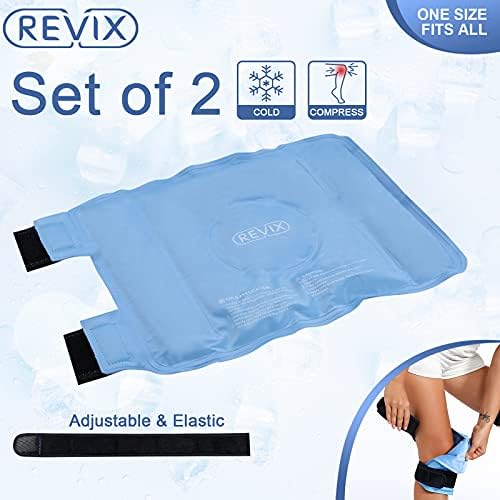 REVIX Ice Paketi za višekratnu upotrebu povreda koljena, gel Ice Wraps sa hladnom kompresijom za ozljede