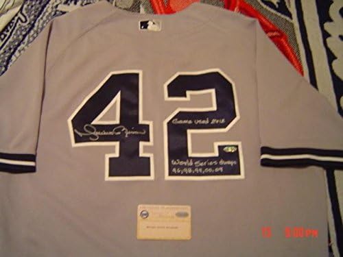 New York Yankees Mariano Rivera Potpisana i upisana utakmica Korišteni 15 Jersey Steiner - MLB igra polovne dresove