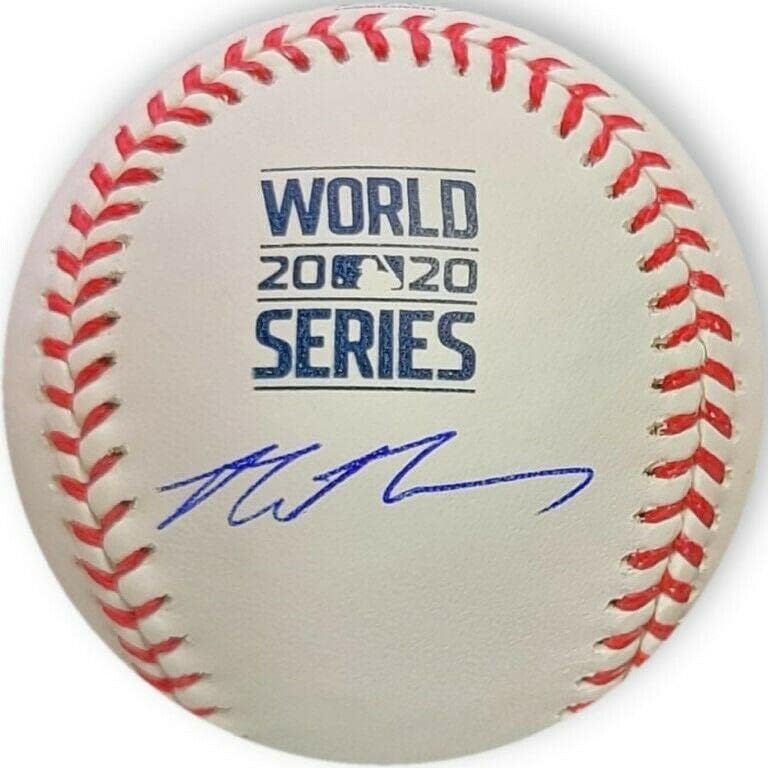 Max moncy ručna potpisana autogramirana MLB Baseball Dodgers 2020 Svjetska serija MLB - AUTOGREMENA BASEBALLS