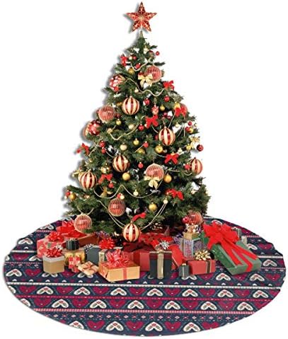Lveshop Božićno folklor srce božićno suknje luksuzno okruglo zatvoreno Vanjski mat rustikalni Xmas Tree