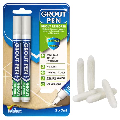 MARKER PEN FUT PEN BOJA: 2 pakovanje zimske sive sa savjetima za zamjenu od 5 paketa - vodootporna olovka