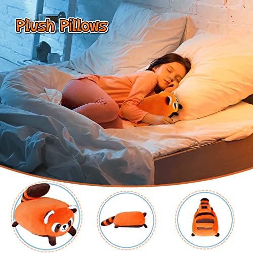 Altreeak Red Panda plišani jastuci 18 tijelo/ Kawaii / Super mekani slatki jastuk za spavanje i grljenje