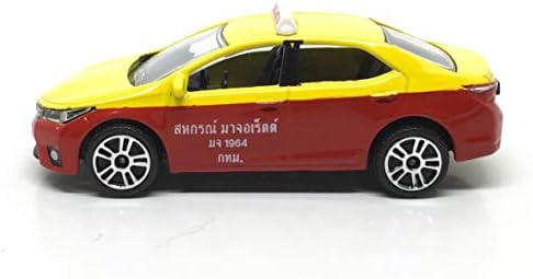 Corolla Altis model car Scale 1: 64 tajlandski taksi-žuta / crvena boja - MJ Ref 292J-bez paketa-najbolja