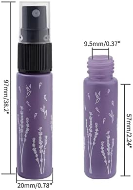 Newzoll 14 komada prazan boca za sprej za staklenu spreju, 10 ml / 0,39 oz Fine magne prskalice boce prijenosni