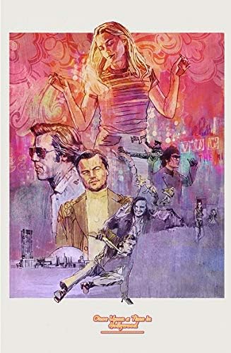 Brad Pitt, Leonardo Dicaprio, Margot Robbie 11 x17 inč jednom u vrijeme u Hollywood Mini poster SM