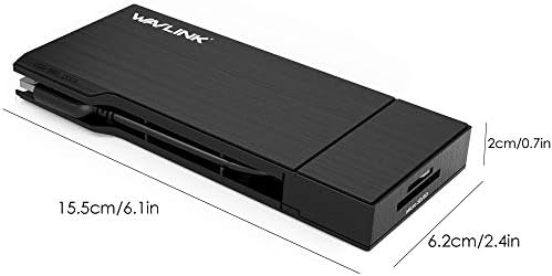 WAVLink univerzvirna USB 3.0 Dvostruka glava mini-zaslona HDMI / VGA sa Gigabitom Ethernet, USB 3.0 priključak,