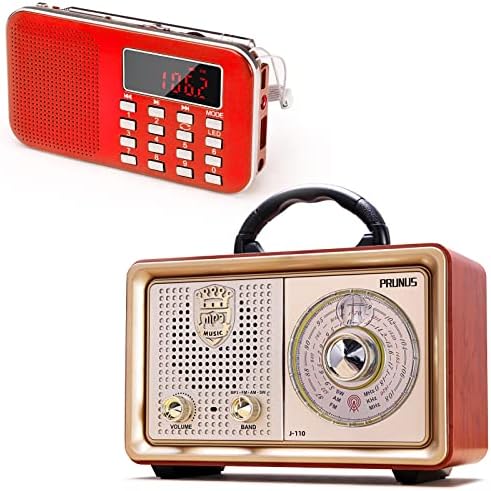 Retro prenosivi Radio AM FM Kratkotalasni Radio tranzistor na baterije starinski Radio sa Bluetooth-om,