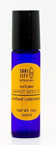 Surf City Botanicals Carrot nafta za ulje ulje | čisto nerafinirano i hladno pritisnuto