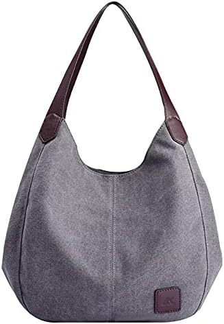 FVOWOH Hobo torbe za žene velike veličine ženske torbe za kupovinu torbe modna ručka platnena ramena crna