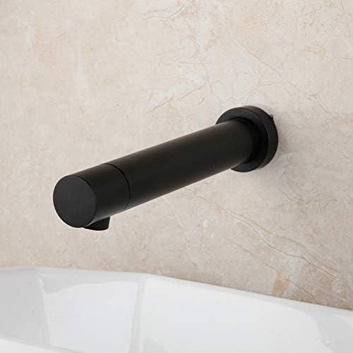 Matte crna lavatorna kupaonica Slavina za zid senzor za zid Automatsko ručno BESPLATNO senzor za sudoper