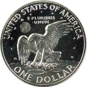 1973 S Gem dokaz Eisenhower Dollar US Coin Ike