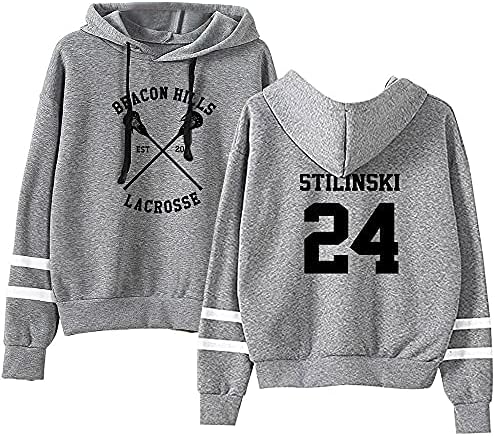 Teen Wolf Hoodie Unisex džepne bez rukave Muška odjeća Harajuku Streetwear Stilinski 24 modna odjeća