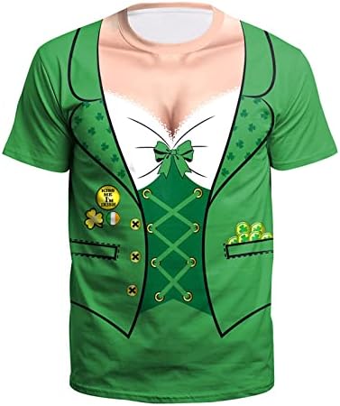St Patricks & nbsp;dnevne muške majice, modni Print Dan Svetog Patrika kratke rukave za muškarce i žene