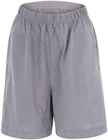 Miashui suknje za žene kratke ženske velike struk ljetne povremene pamučne kratke hlače sa džepom kratka