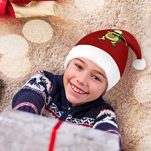 Funny Dabbing avokado Božić šešir meka pliš Santa kapa Funny Beanie za Božić Nova Godina svečana zabava