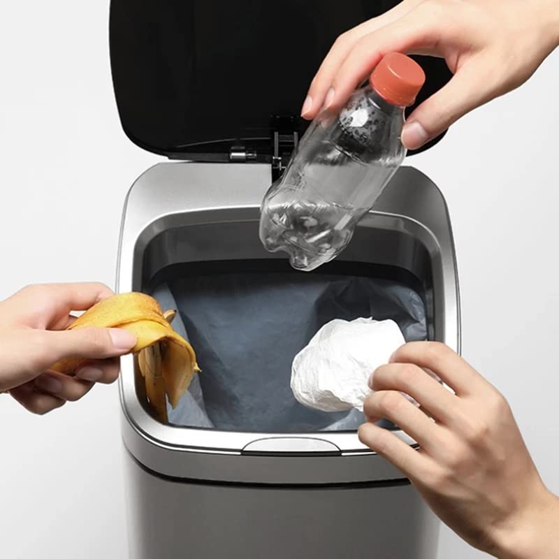 ZYJBM kuhinjska pametna kanta za smeće Automatski senzor dnevna soba kanta za smeće od nehrđajućeg čelika