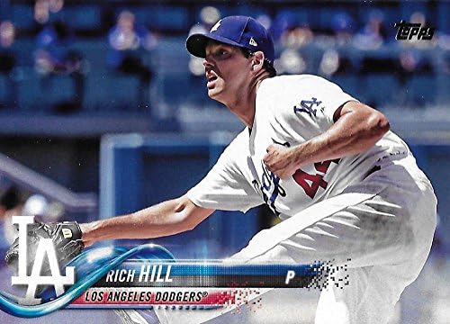 2018 TOPPS 121 Rich Hill Los Angeles Dodgers Baseball Card
