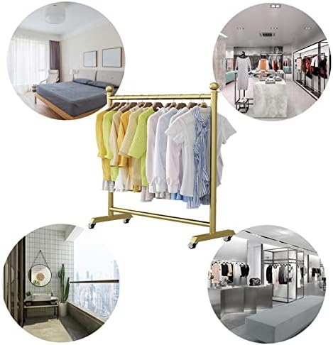 Stalak za odjeću,zadebljana čelična cijev Okrugla stabilna spavaća soba velikog kapaciteta od poda do plafona