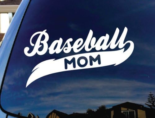 Socooldesign bejzbol mama Automobilski prozor vinil naljepnica za naljepnicu 5 široka