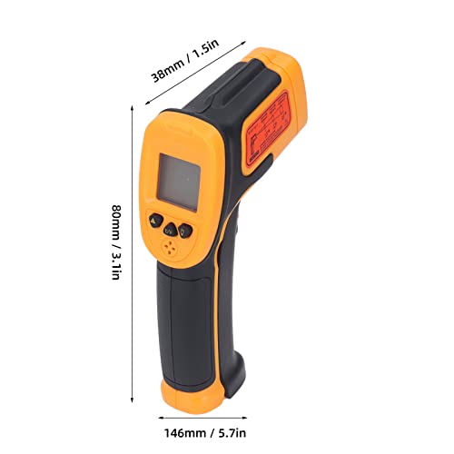 Ručna termometar Infracrvena temperatura -32-550 ℃ Visoka tačnost za električne aplikacije