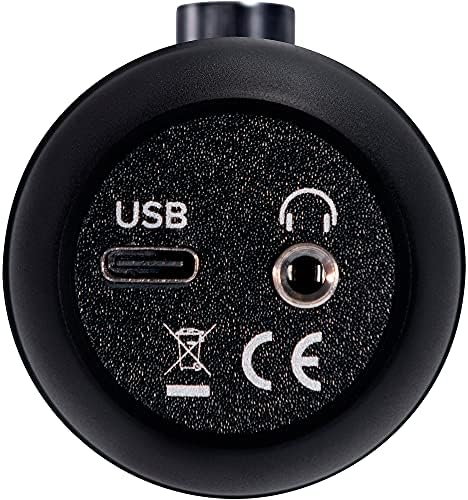Mackie EM-USB Element serija USB kondenzatorski mikrofon sa postoljem za stoni stativ i LyxPro Pop filterom-sadrži