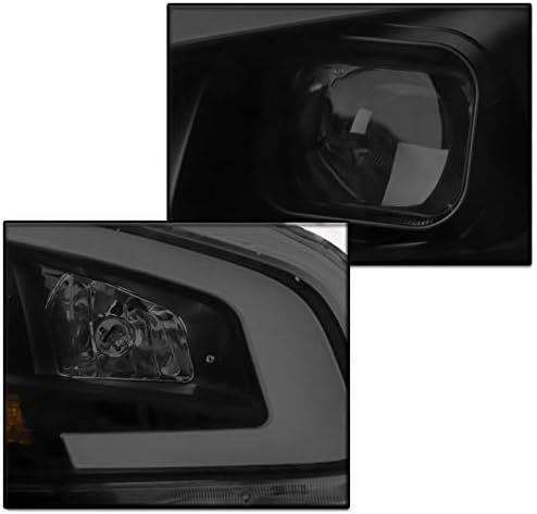 ZMAUTOPARTS LED cijev Crna/dim projektor farovi farovi za 2009-2014 Maxima