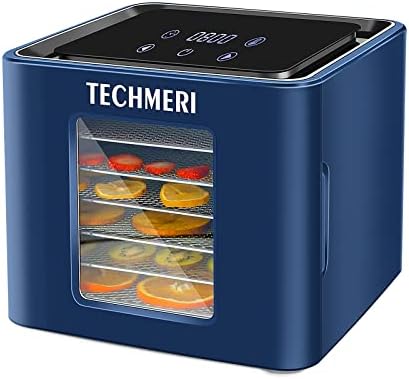 Techmeri Stroj za dehidrator hrane, hrana za hranu za prehrambeni meso voće biljne biljne biljke, sušilica