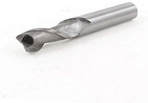 X-DREE Spiralni žljeb 2 Flaute prečnika 10 mm vrh 22 mm dubina rezanja HSS-AL krajnji mlin rezača (Ranura