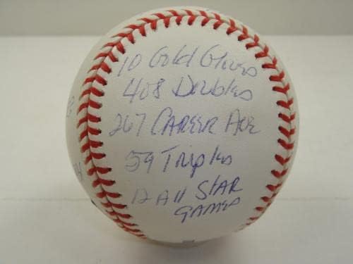 Mike Schmidt potpisao statiplotne stat bejzbol w / 16 Natpisi autogramirani RJ.com - autogramirani bejzbol