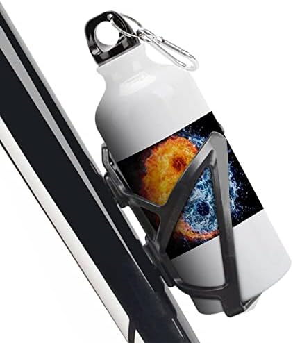 Vatra i voda - Yin Yin Aluminijumska boca vode Bijela sportska boca Putovanja Profesionalne vodenu bocu