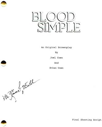 M Emmet Walsh potpisan autogragram Jednostavna skripta punog filma - Glung Frances McDormand, režija Joel