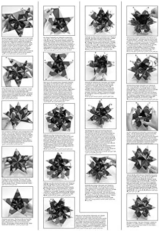 Folia Bascetta set, papir za praćenje, 15 x 15 cm, 115 g / m², 32 listova, promjer zvijezda cca. 20 cm, uključuje upute za zanat, 20cm, ružičasti