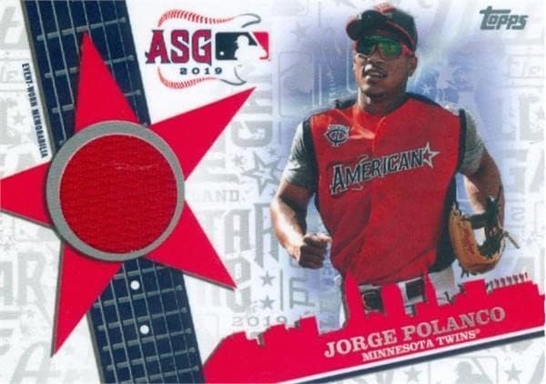Jorge Polanco Player Igrač za patch patch baseball Card 2019 TOPPS All Star assrjp - MLB igra polovne dresove