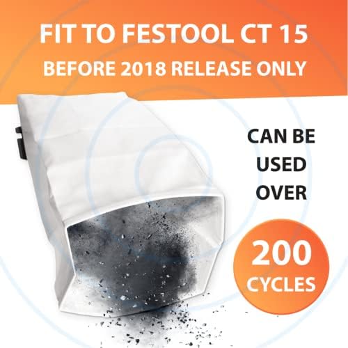 Kompatibilna je filtarska torba za višekratnu upotrebu za festool ct mini / midi prije izdanju 2018. godine.