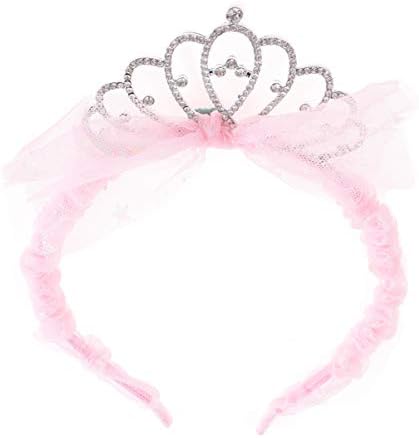PRETYZOOM Lace Crown trake za glavu djeca princeza trake za kosu Tiara Rođendanska zabava obruč za kosu