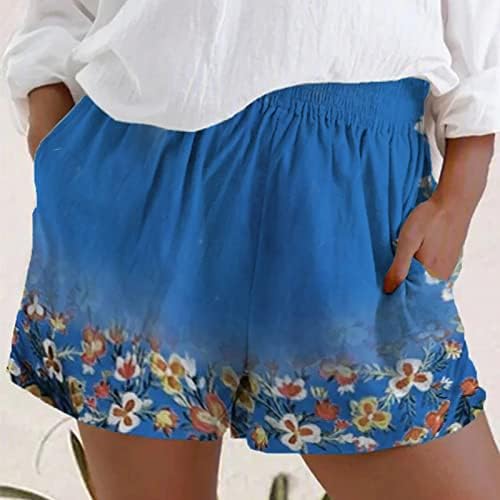 Overmal ženska modna casual ljeta Visoka struka tiskane labave hlače sa labavim kratkim hlačama