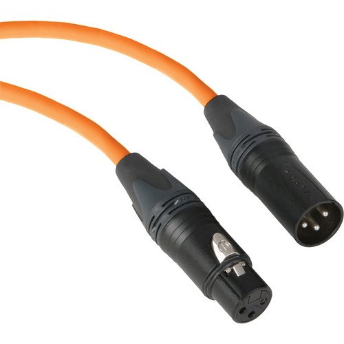 Kopul Premium Performance 3000 serija XLR m do XLR F kabl za mikrofon-50', narandžasta