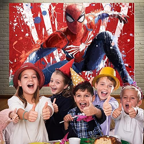 7x5ft Cartoon pozadina za dječake djecu fotografija pozadine Decor Happy Birthday Banner potrepštine za zabave