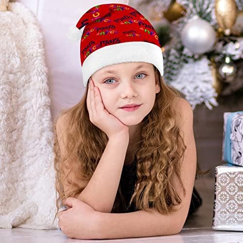 Math budalaštine Božić Santa šešir za Red Božić kapa odmor favorizira Nova Godina Svečana potrepštine