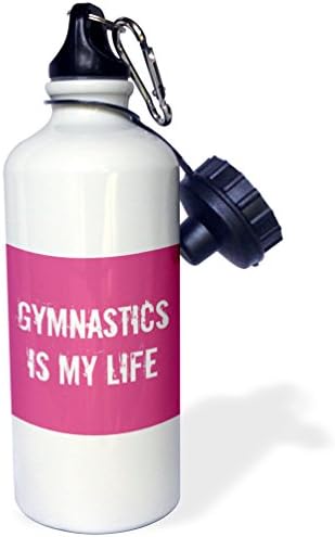 3Droza Gimnastika je moja životna boca za bijelo-sportsku vodu, 21oz, 21 oz, višebojni