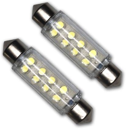 TuningPros LED-42M-B8 Festoon 42mm LED žarulje, 8 LED plava 2-PC set