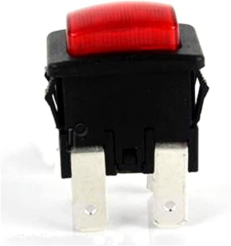 GIBOLEA preklopni prekidač 2kom crveni prekidač sa 4 igle PS21-16 električni prekidač na dodir 250V 15a