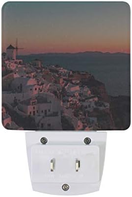 Svjetliji Zalazak sunca u Santorini LED senzor noćno svjetlo za djecu & amp; odrasle spavaća soba sumrak