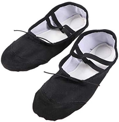 Heallily baletne cipele Yoga Dance Papuče odrasli Balet STANOS Canvas Kožne cipele protiv klizanja baleta
