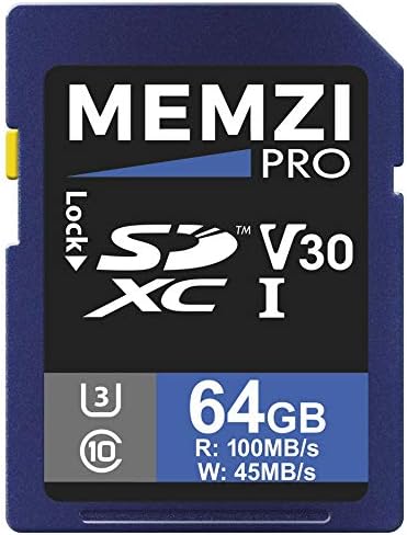 MEMZI PRO 64GB memorijska kartica kompatibilna za Sony Alpha A6300 ILCE-6300, ILCE-6300L, ILCE-6300M / a6400