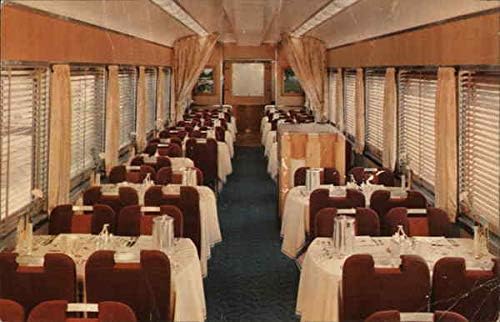 Vagon za ručavanje na Južnom Pacifiku novi Shasta Daylight vozovi Railroad Original Vintage razglednica
